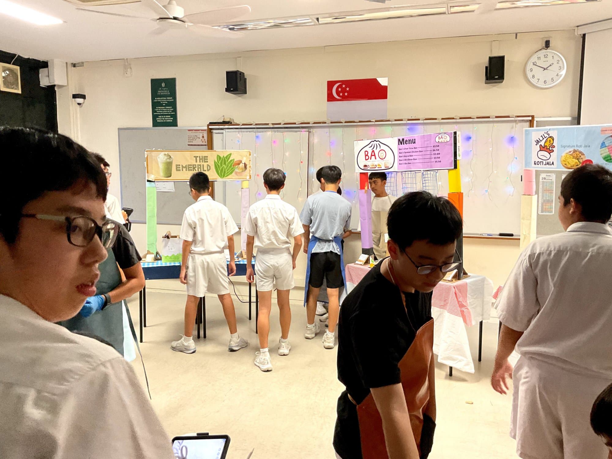 Photos taken from drama challenge rehearsals from multiple days — 2