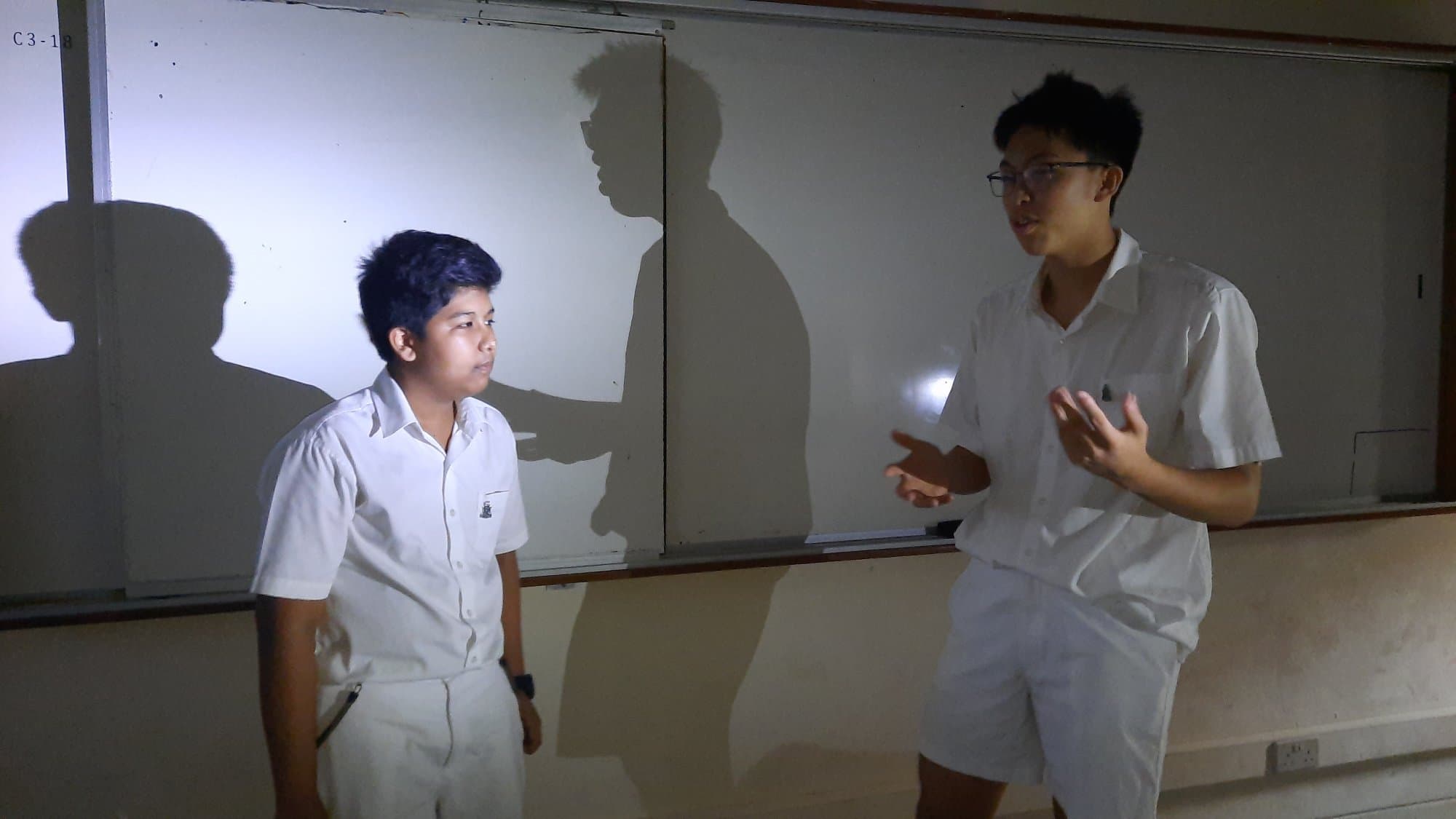 Photos taken from drama challenge rehearsals from multiple days — 6
