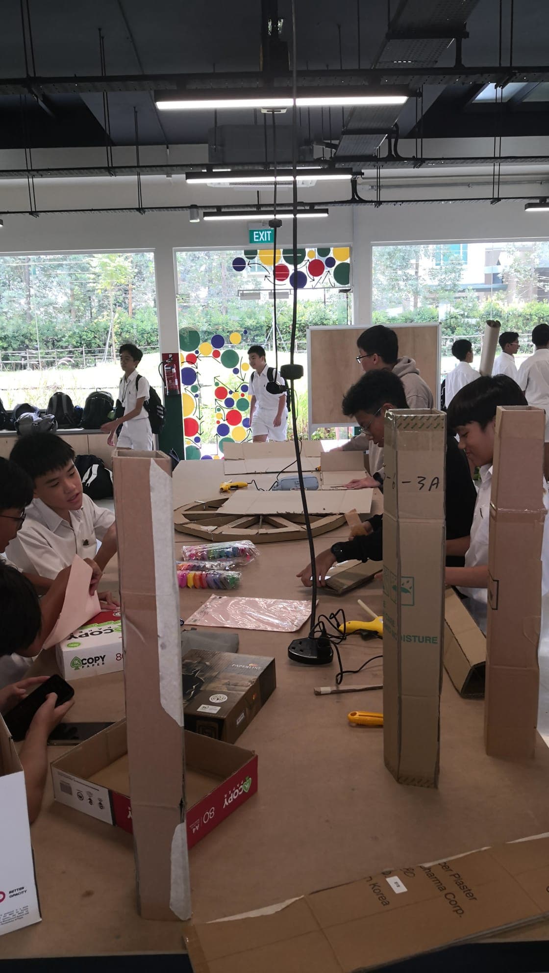 Stalls in progress — 2