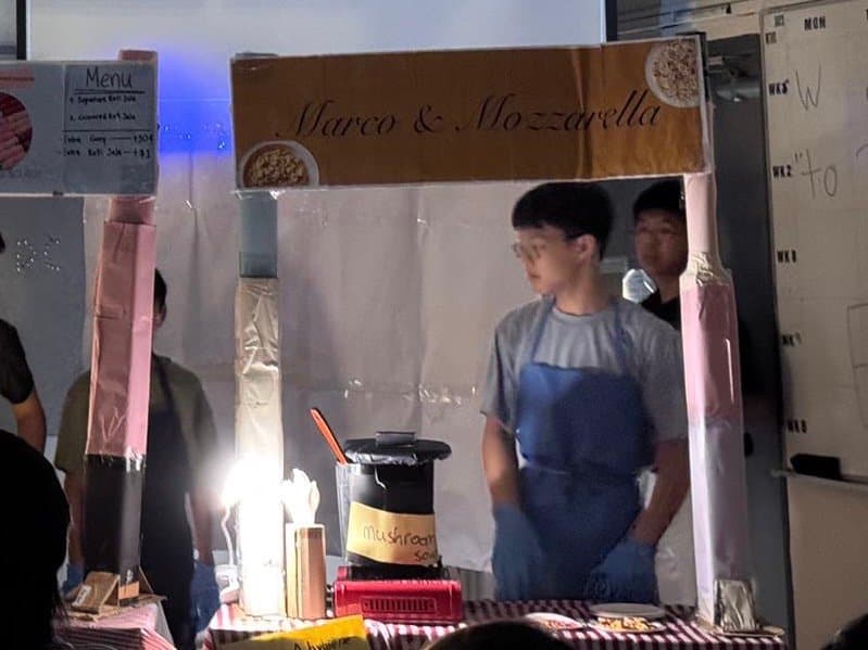 Marco's stall+Corresponding props