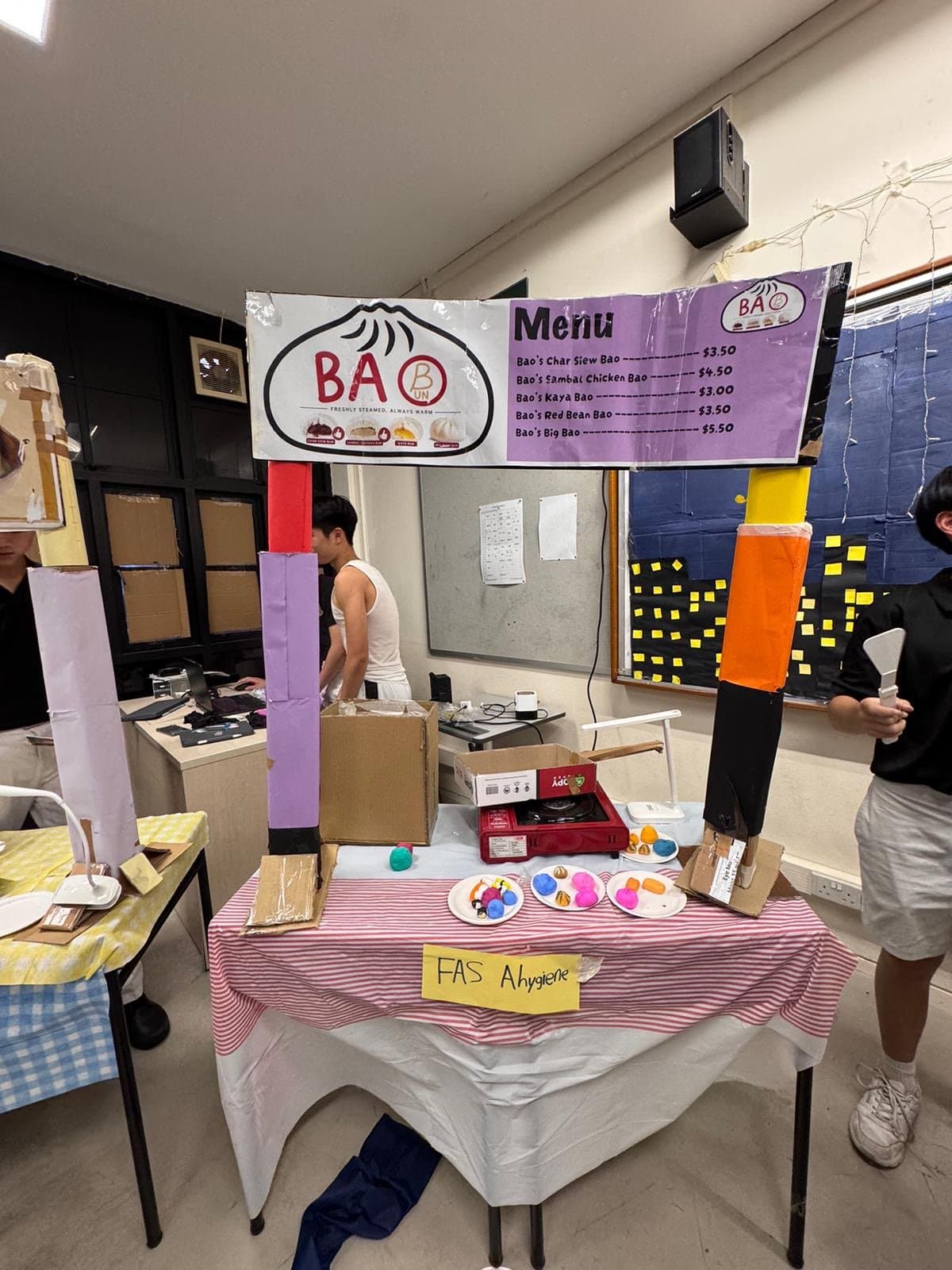 Bao's stalls + corresponding props